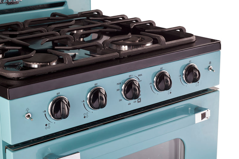Classic Retro by Unique 30-Inch Convection Gas Range - UGP-30CR T