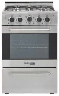 Prestige by Unique 24-Inch Convection Gas Range - UGP-24V PC1 S/S