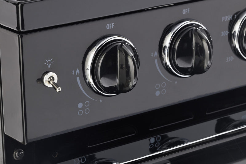 Classic Retro by Unique 24-Inch Convection Gas Range - UGP-24CR B