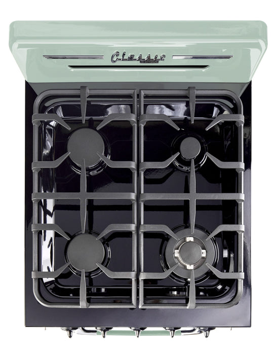 Classic Retro by Unique 24-Inch Convection Gas Range - UGP-24CR LG