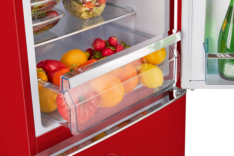 Classic Retro by Unique 9 Cu. Ft. Bottom Freezer Refrigerator - UGP-275L R AC