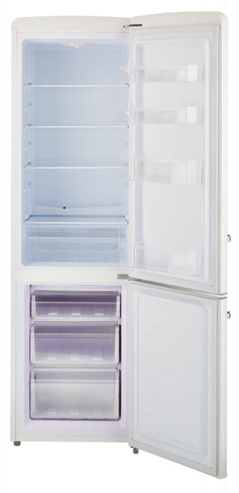 Off-Grid Classic Retro by Unique 10 Cu. Ft. Solar Powered DC Bottom Mount Refrigerator - UGP-275L W