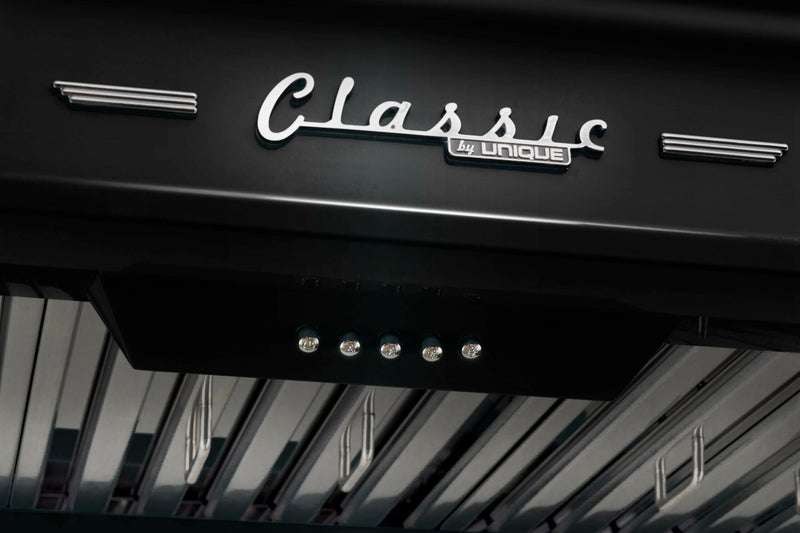 Classic Retro by Unique 30-Inch Under Cabinet Range Hood - UGP-30CR RH B