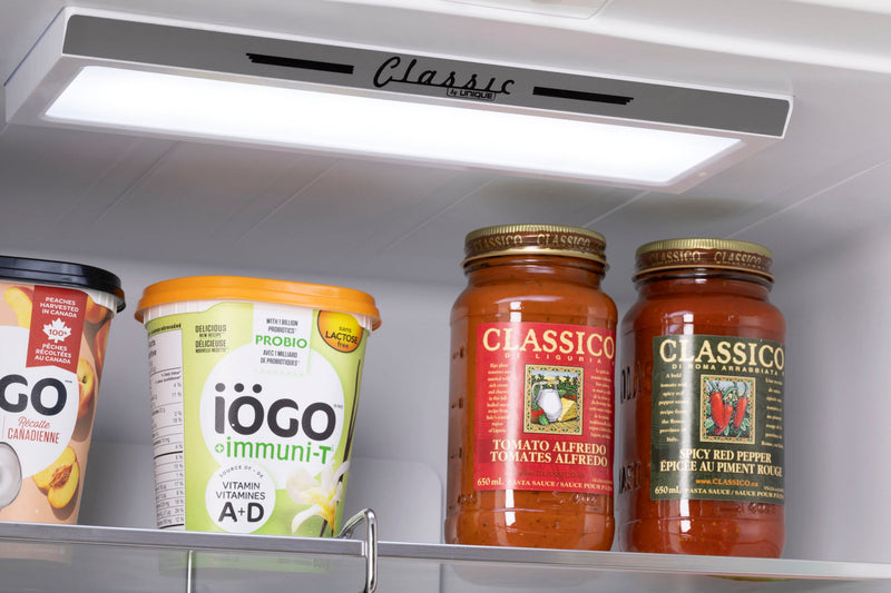 Classic Retro by Unique 18 cu.ft. Frost-Free Bottom Freezer Refrigerator - UGP-510L W AC