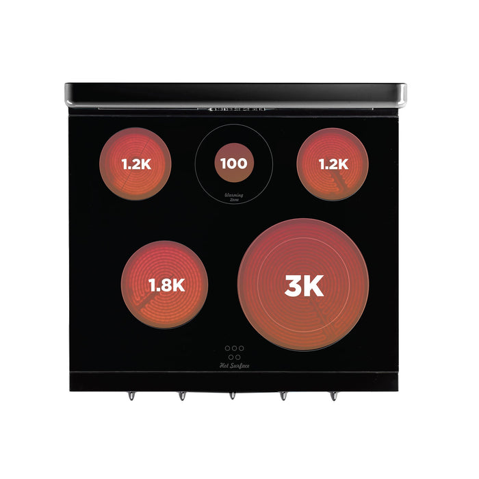 Classic Retro By Unique 30-Inch Convection Electric Range - UGP-30CR EC LG