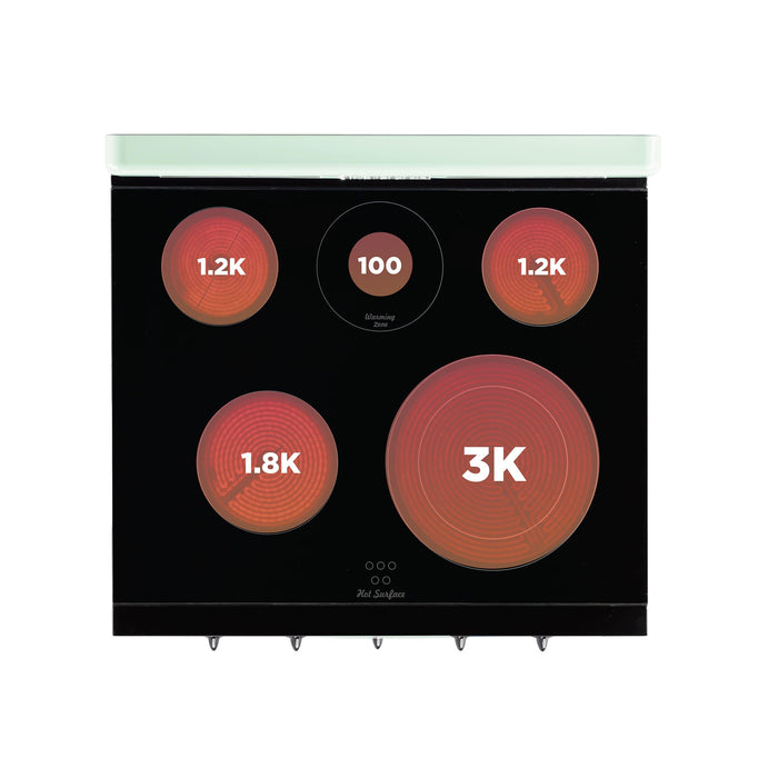 Classic Retro By Unique 30-Inch Convection Electric Range - UGP-30CR EC LG