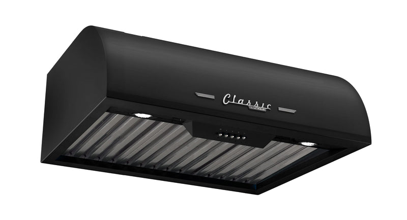 Classic Retro by Unique 24-Inch Under Cabinet Range Hood - UGP-24CR RH B