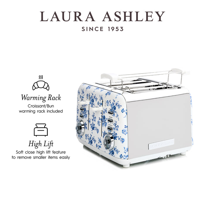 Laura Ashley 4-Slice China Rose Toaster - VQ_SBT583-LACR-CA