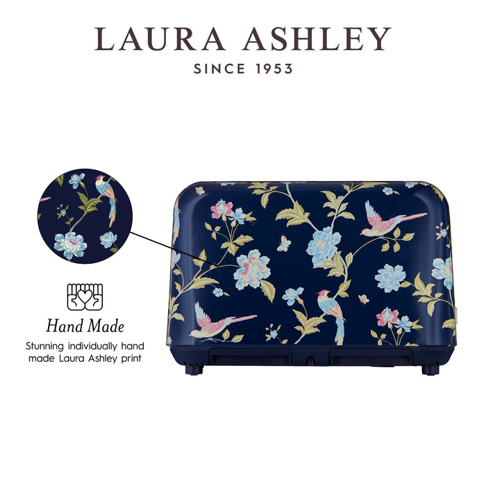 Laura Ashley 4-Slice Elveden Navy Toaster - VQ_SBT583-LAN-CA