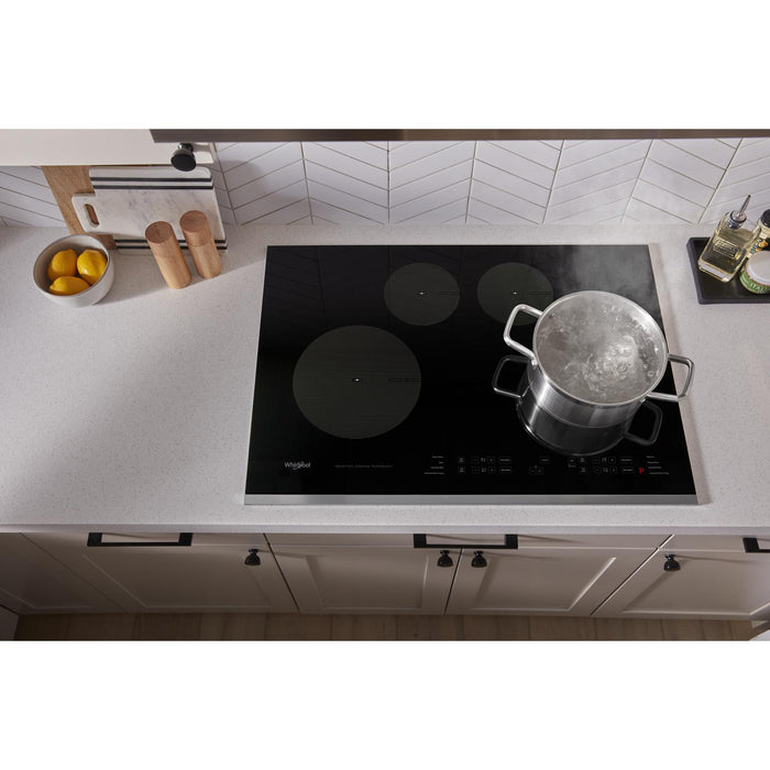 Whirlpool 30\" 4-Element Induction Cooktop - Stainless Steel - WCI55US0JS