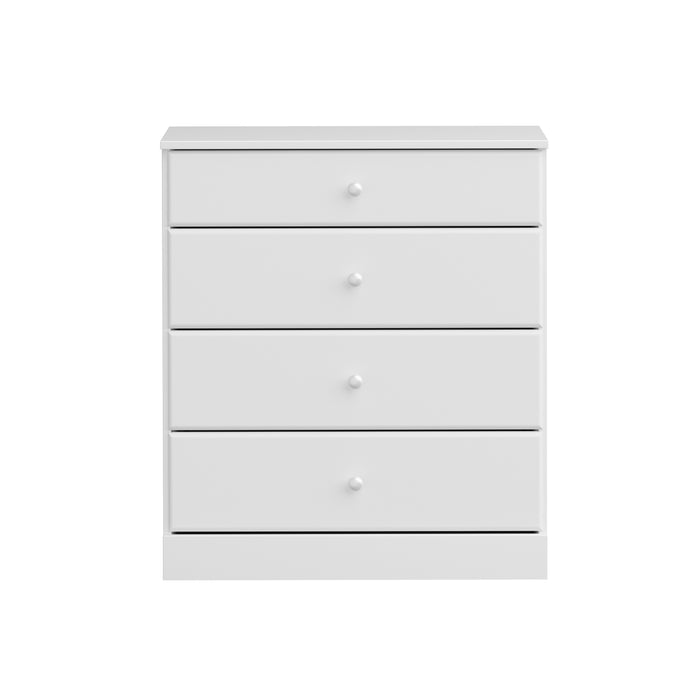 Astrid 4-Drawer Dresser - White