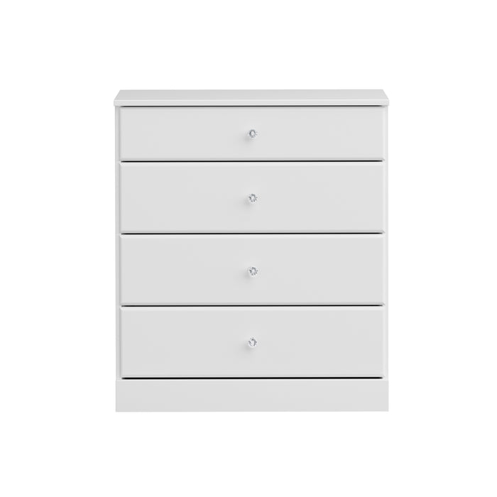 Astrid Kids 4-Drawer Dresser - White