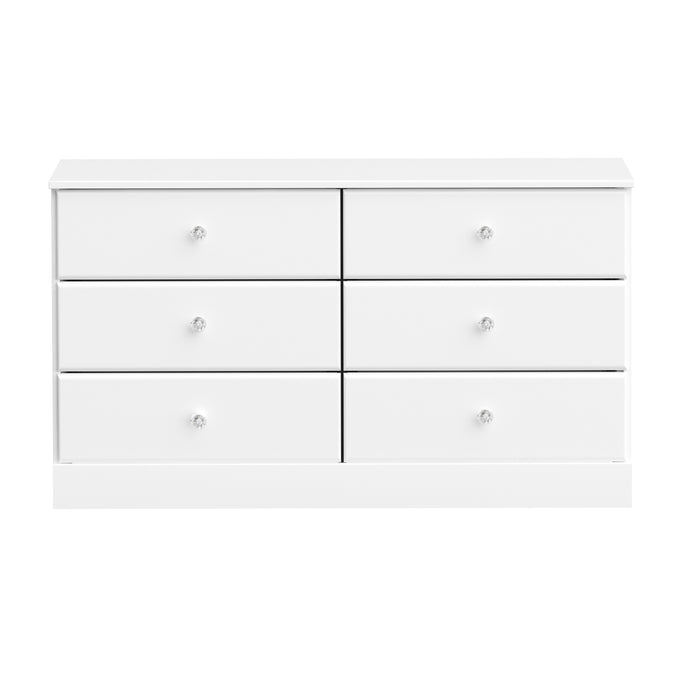Astrid Kids 6-Drawer Dresser - White