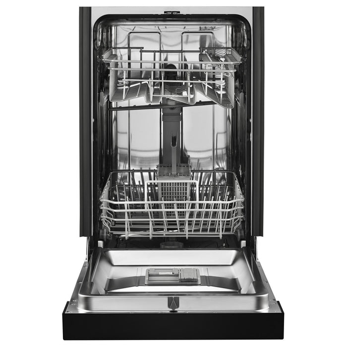 Whirlpool 18\" 50 dBA Built-In Front-Control Dishwasher - Black - WDPS5118PB