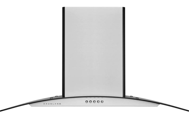 Hauslane 36\" Glass Canopy Wall Mount Range Hood - WM-600SS-36