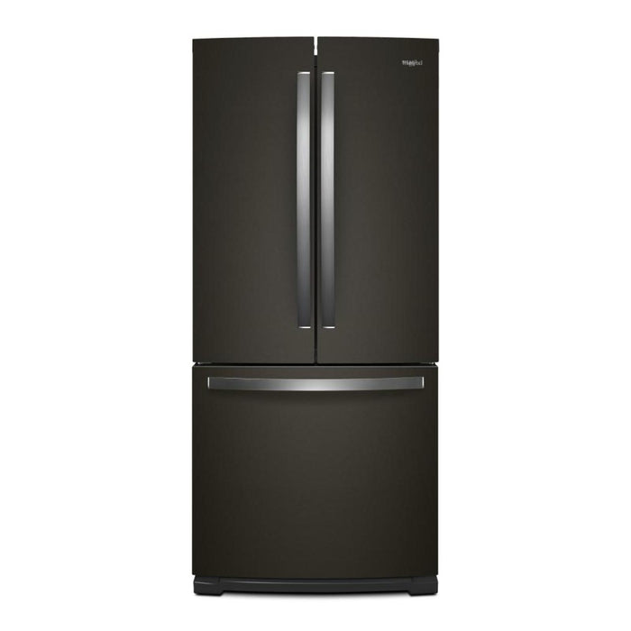 Whirlpool 30\" 20 Cu. Ft. French-Door Refrigerator - Black Stainless - WRF560SMHV