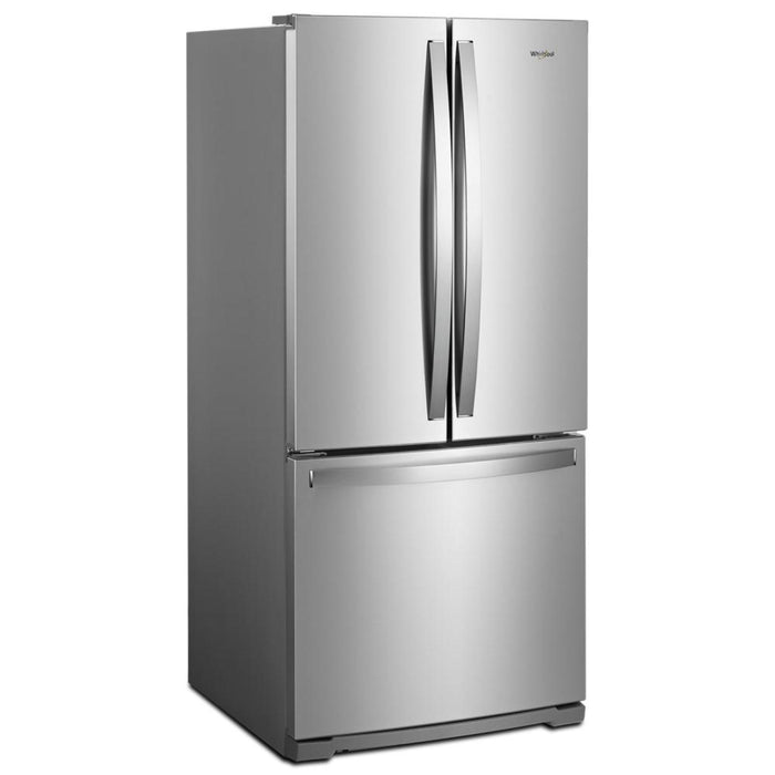 Whirlpool 30\" 20 Cu. Ft. French-Door Refrigerator - Fingerprint Resistant Stainless Steel - WRF560SMHZ