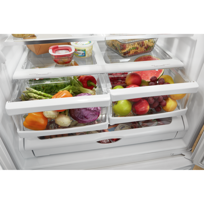 Whirlpool 33\" 22 Cu. Ft. Bottom-Mount Refrigerator - Black - WRFF5333PB