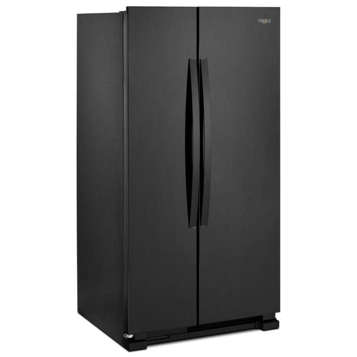 Whirlpool 33\" 22 Cu. Ft. Side-by-Side Refrigerator - Black - WRS312SNHB