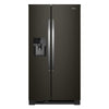 Whirlpool 33\" 21 Cu. Ft. Side-by-Side Refrigerator - Black Stainless - WRS321SDHV