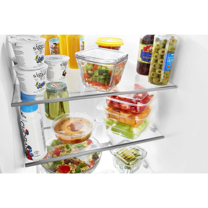 Whirlpool 33\" 21 Cu. Ft. Side-by-Side Refrigerator - Black Stainless - WRS321SDHV