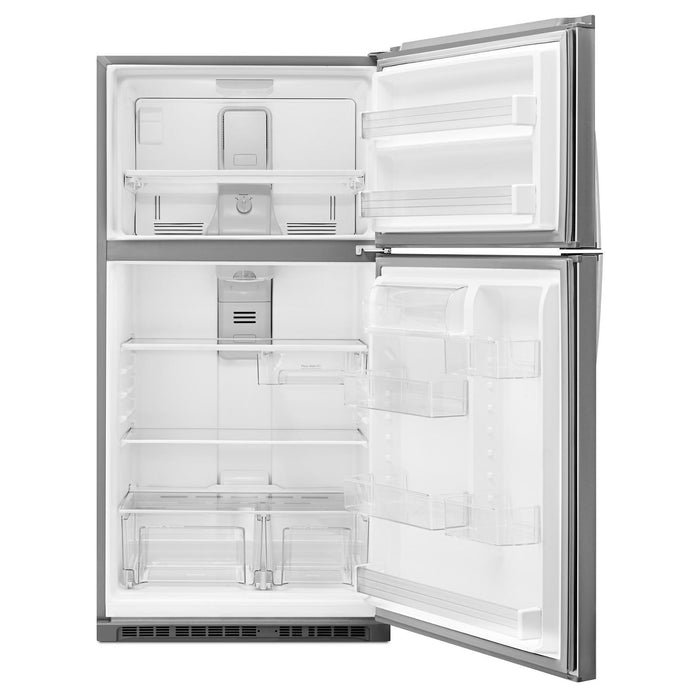 Whirlpool 33\" 21 Cu. Ft. Top-Mount Refrigerator - Fingerprint Resistant Stainless Steel - WRT541SZDZ