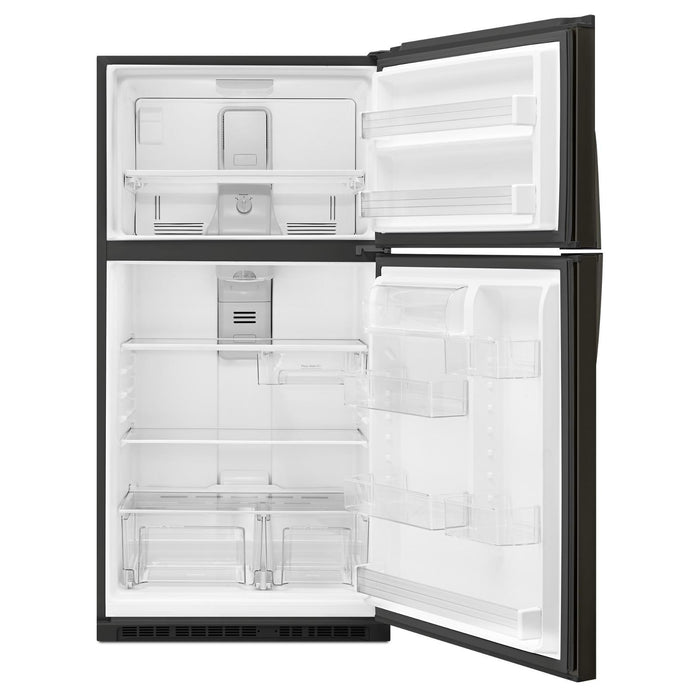 Whirlpool 33\" 21 Cu. Ft. Top-Mount Refrigerator - Black Stainless - WRT541SZHV