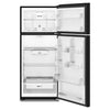 Whirlpool 28” 18.0 Cu. Ft. Top Freezer Refrigerator – Black - WRTX5118TB | Réfrigérateur Whirlpool de 18,0 pi³ et de 28 po à congélateur supérieur - noir - WRTX5118TB