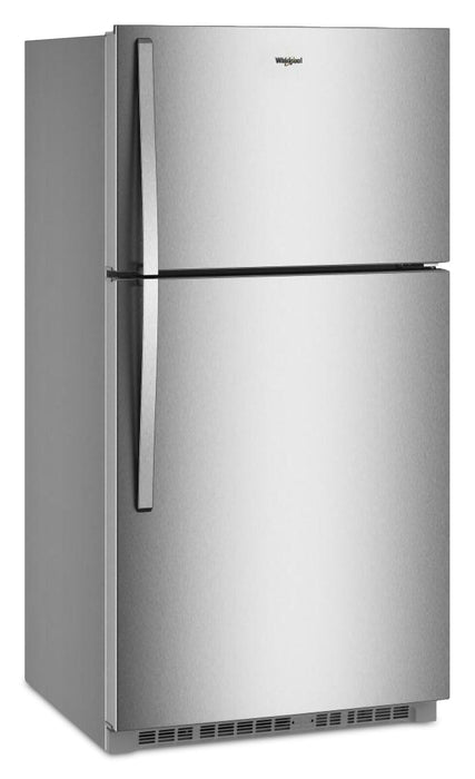 Whirlpool 32.8\" 21 Cu. Ft. Top Freezer Refrigerator - Fingerprint Resistant Stainless - WRTX7421TZ