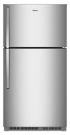 Whirlpool 32.8\" 21 Cu. Ft. Top Freezer Refrigerator - Fingerprint Resistant Stainless - WRTX7421TZ