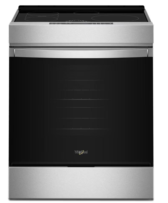 Whirlpool 30” Induction Slide in Range with True Convection Technology – Stainless Steel - WSIS5030TZ