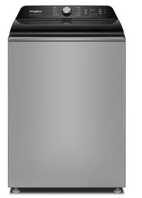 Whirlpool 6.1 Cu. Ft. Smart Top Load Washer with Removable Agitator – Radiant Silver - WTW8507TR