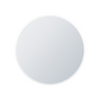 Arcus 24\" X 24\" Hand Crafted Round Mirror - White