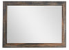 ["Abby Bedroom Dresser Mirror - Brown"]