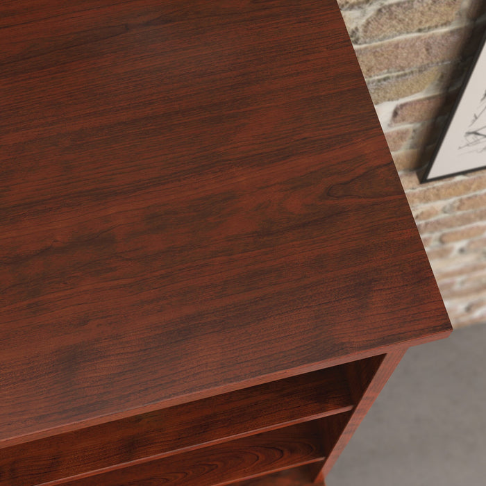 Affirm 35.43\" Commercial Grade Bookcase Hutch - Classic Cherry