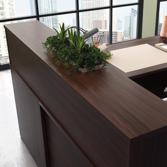 Affirm 70.89\" Commercial Grade Reception Hutch - Noble Elm