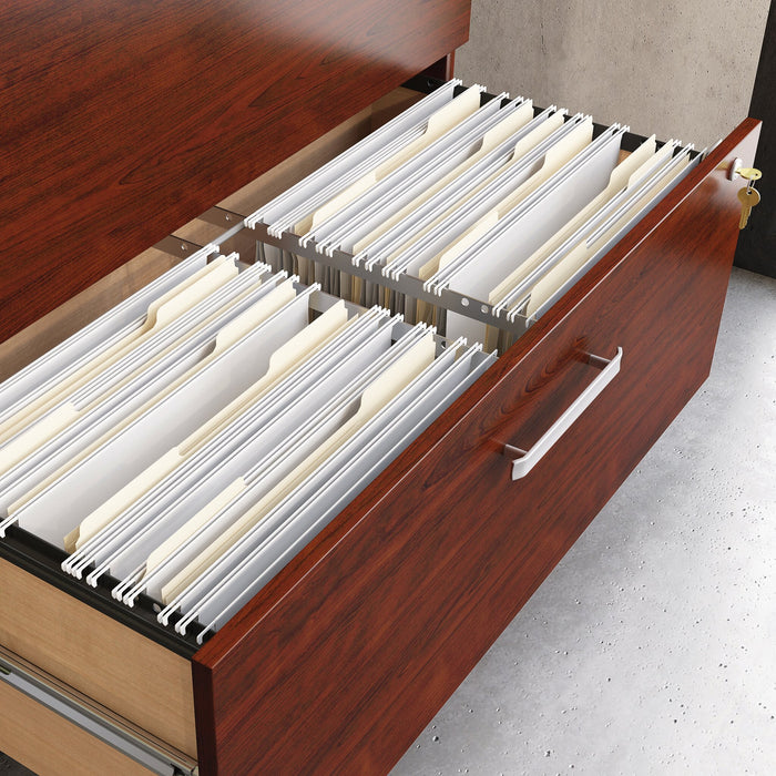 Affirm 35.43\" Commercial Grade 2-Drawer Filing Cabinet - Classic Cherry