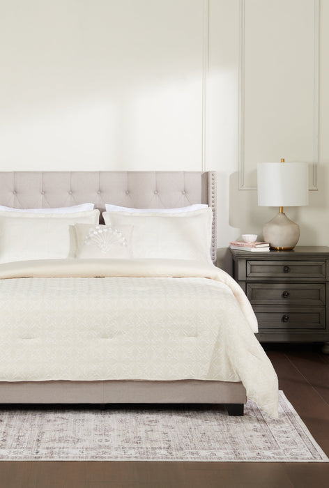 Argentina 4-Piece King Comforter Set - White