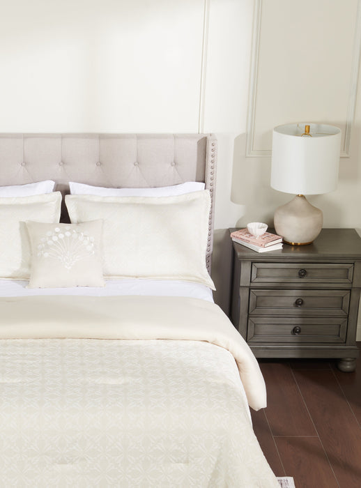 Argentina 4-Piece King Comforter Set - White