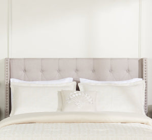 Argentina 4-Piece Full/Queen Comforter Set - White