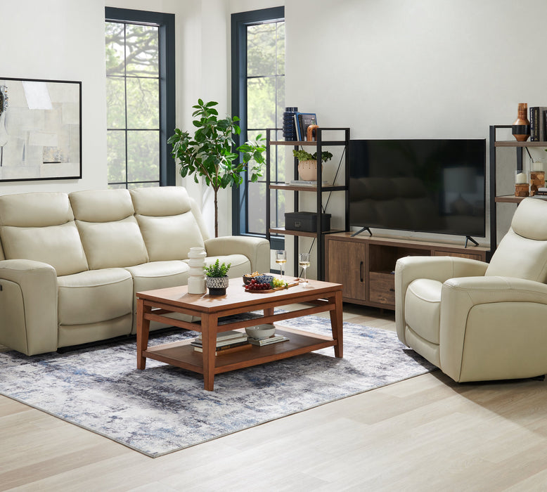 Alvin 66\" Modern 3-Piece Entertainment Centre with Storage and Cable Management for TVs up to 70\"- Hazelnut