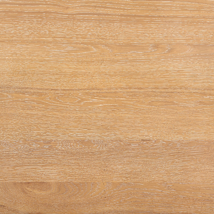 Aspen Dining Table with 80-104\" Extension, Trestle Base - Natural