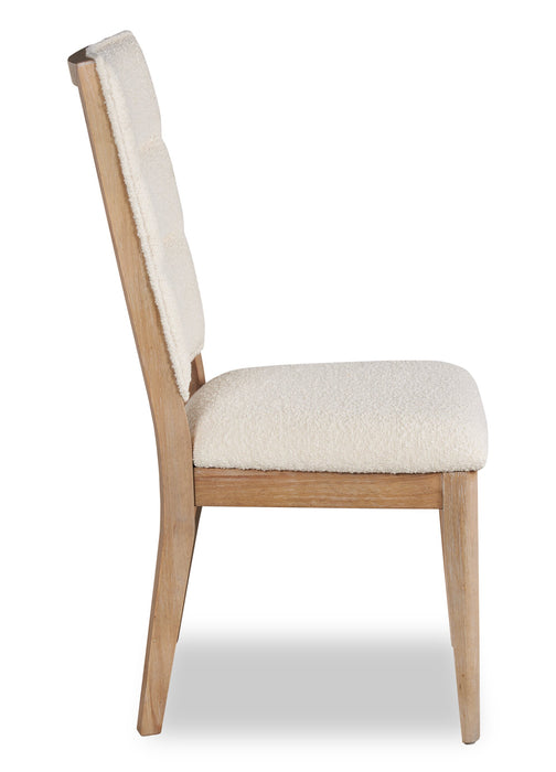 Aspen Dining Chair with Fabric Seat & Back - Natural
