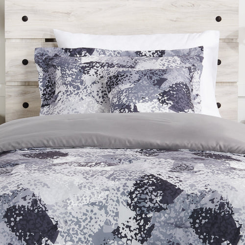 Axel 3-Piece Twin Comforter Set - Grey 