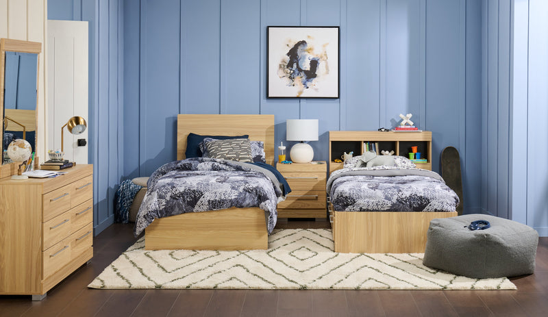 Axel 3-Piece Twin Comforter Set - Grey