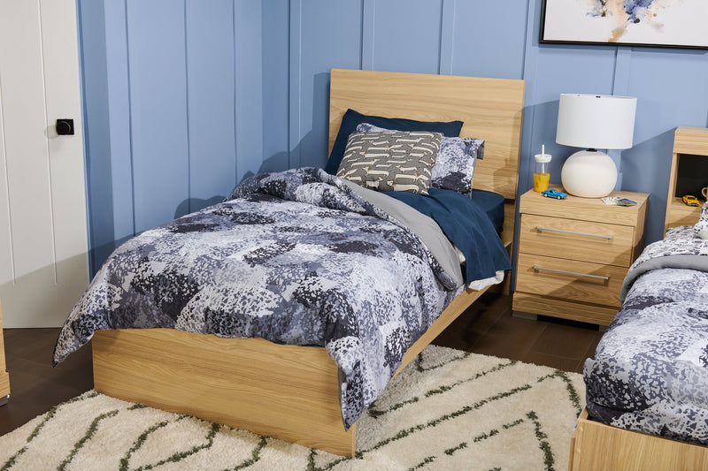 Axel 3-Piece Twin Comforter Set - Grey