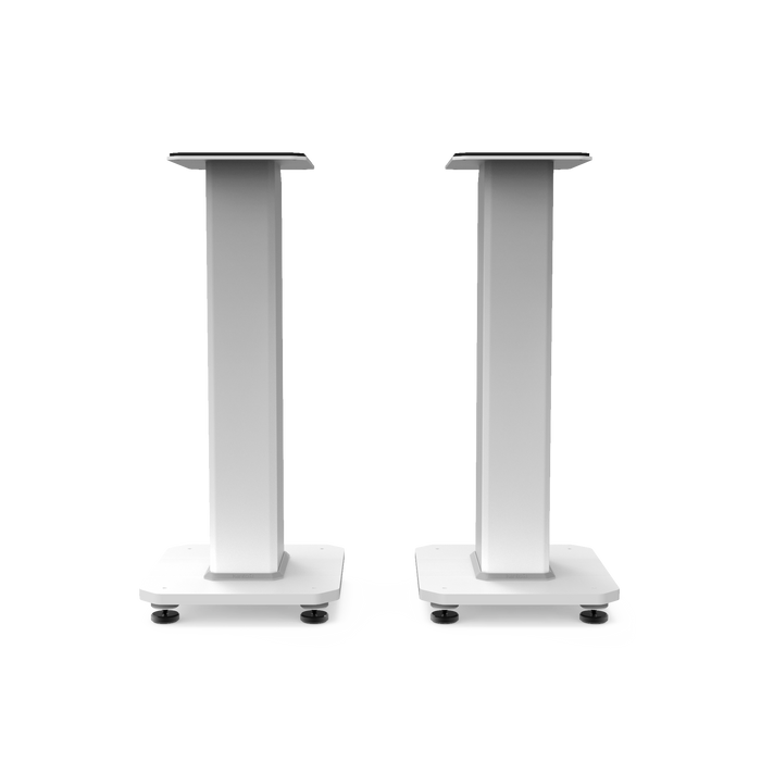 Kanto SX22 22\" Fillable Speaker Stands with Isolation Feet and Fillable Channel - Pair, White