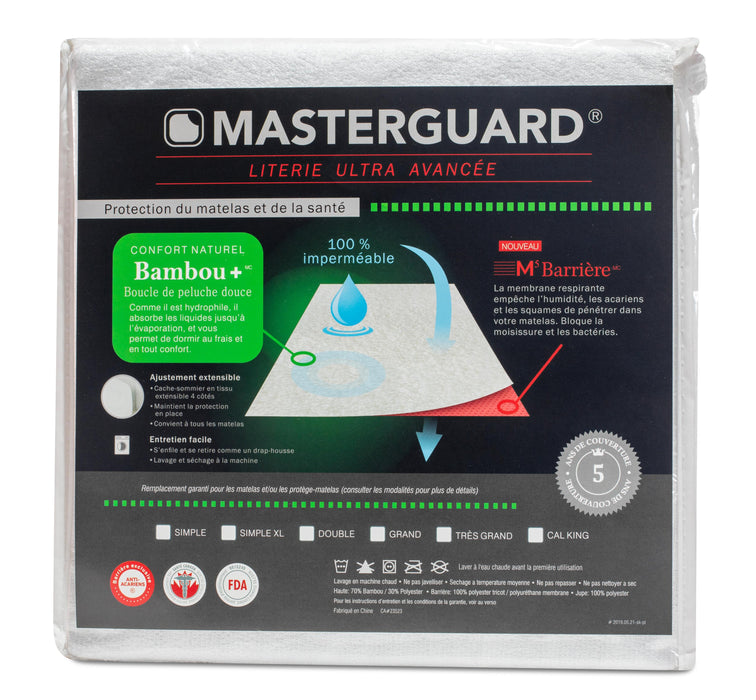 Masterguard® Bamboo™ Queen Mattress Protector
