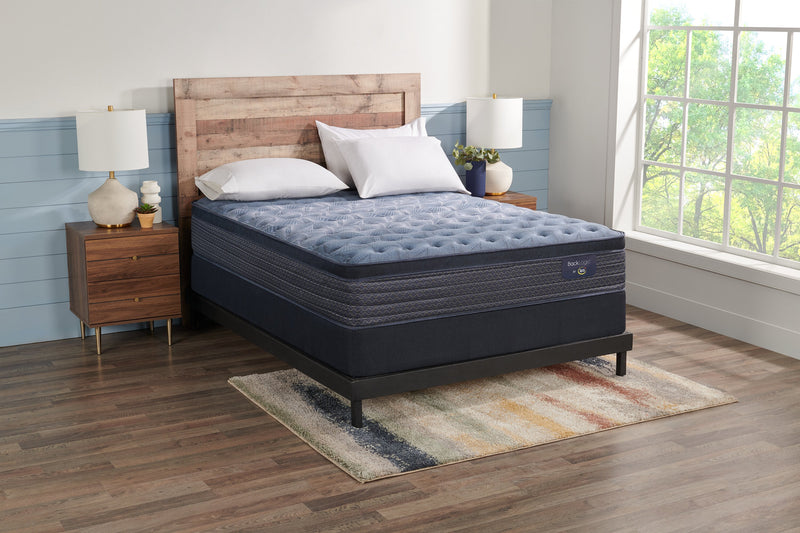 Serta Back Logic 2.0 Eurotop Firm Queen Mattress Set