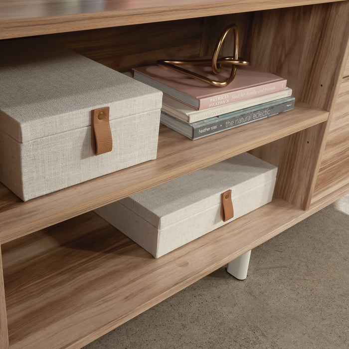 Bergen Circle 45.04\" Commercial Grade Credenza - Natural Woood